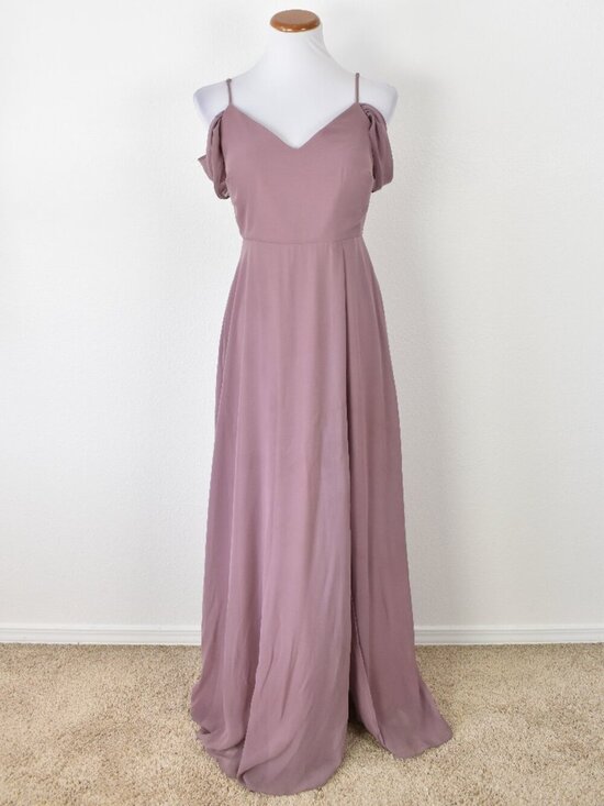 Birdy Grey Dresses & Skirts - Birdy Grey DARK MAUVE Devin Convertible Chiffon Formal Dress - M